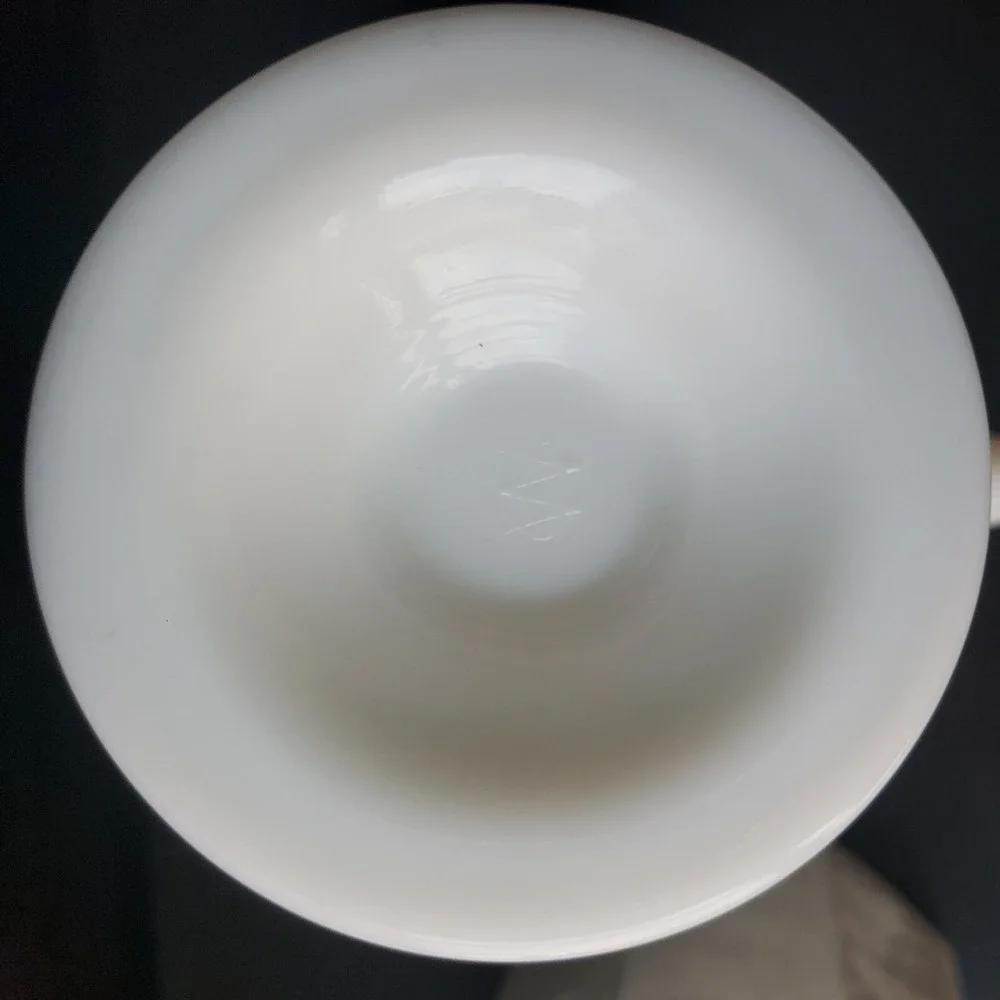 Westmoreland Milk Glass Paneled Grape Creamer and Sugar Bowl Set‎ White Vintage
